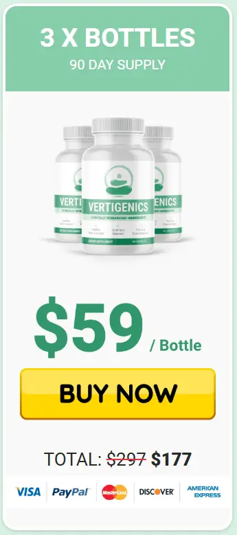 Vertigenics 3 bottles