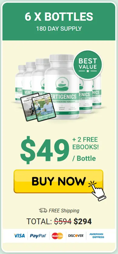 Vertigenics 6 bottles